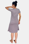 Sweetmoon Long T Shirt Nightdress - Grey — thumbnail 2
